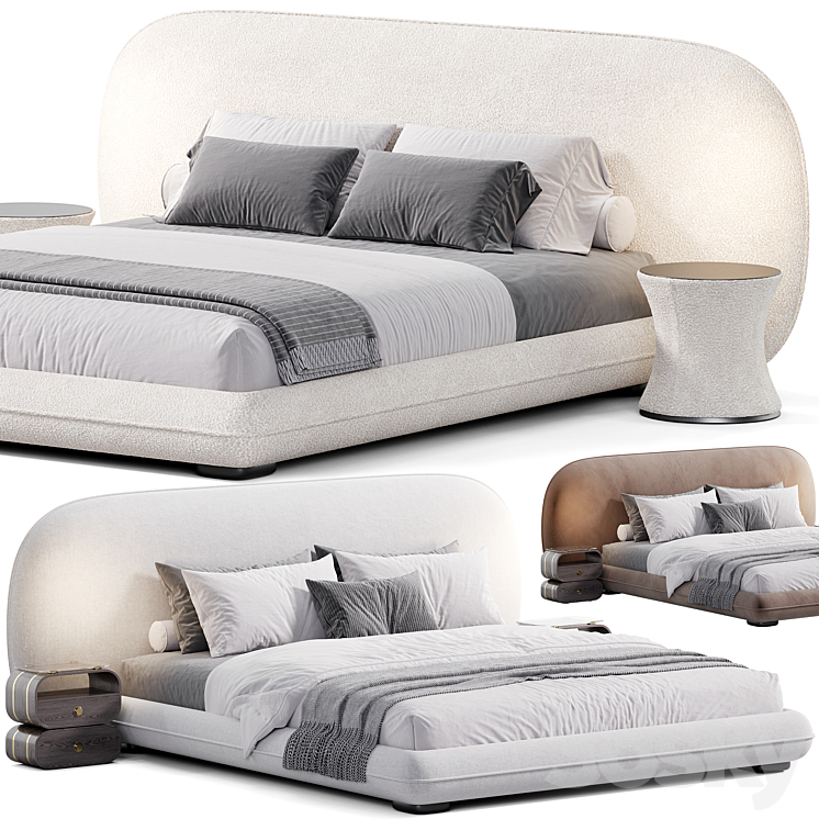 Bari bed by Como Casa