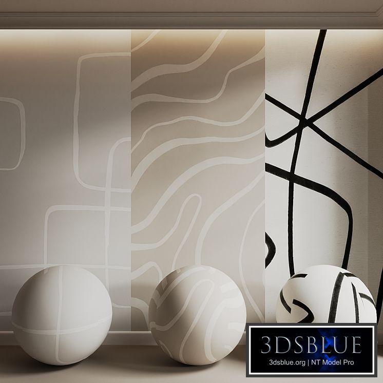 Neutral Abstract Wallpaper Set