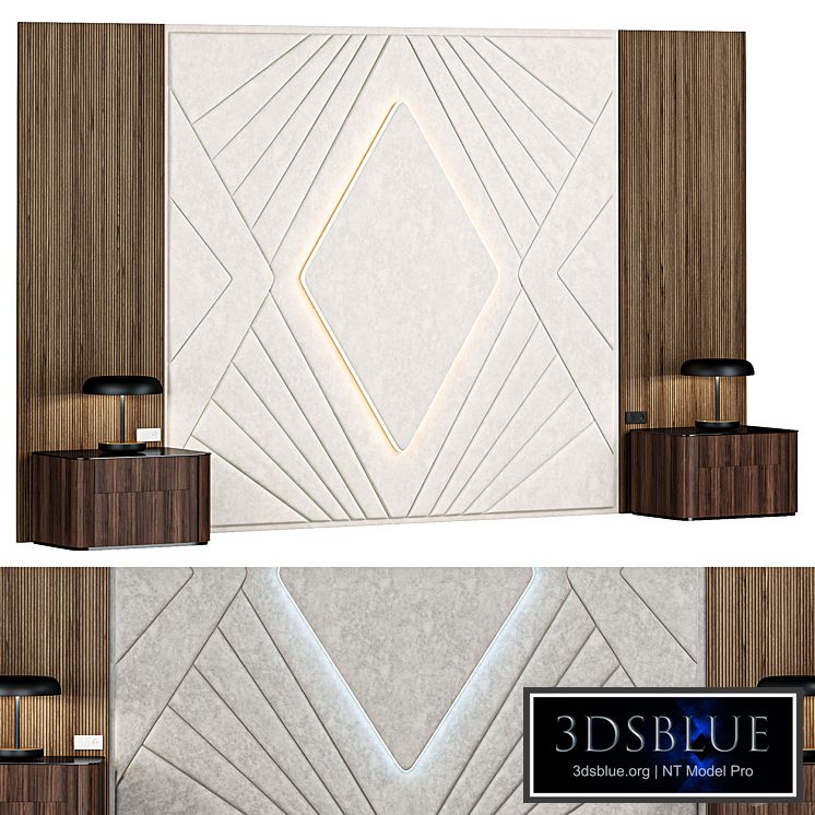 Wall Panel Composition Bedroom 01