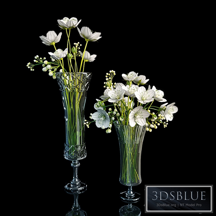 a bouquet of white flowers