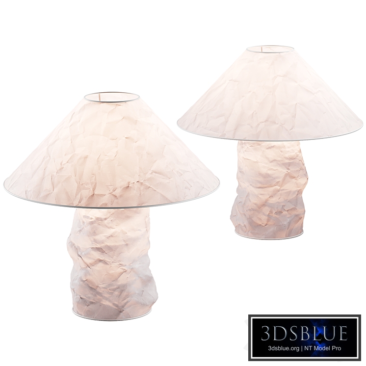 383 Lampampe paper table lamp by Ingo Maurer