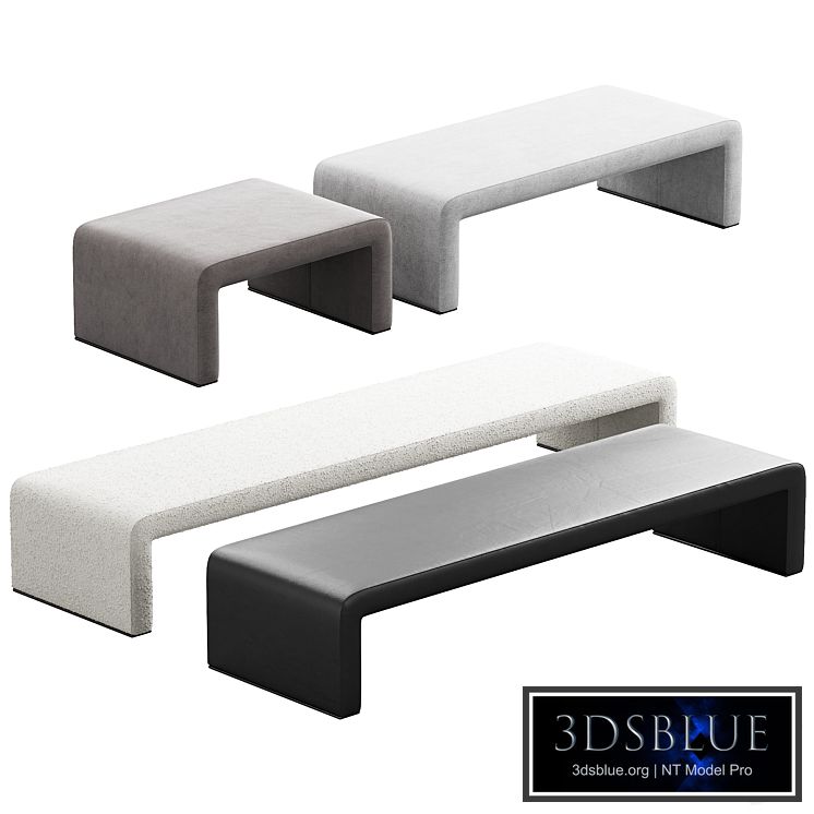 387 Labanca bench and ottoman by Tacchini 02