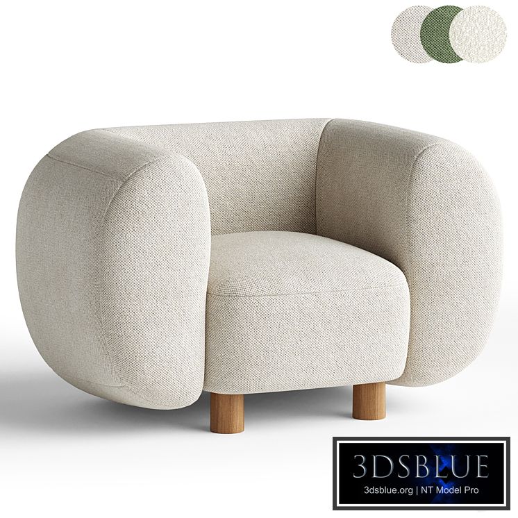 Armchair Londi Cozy Ivory