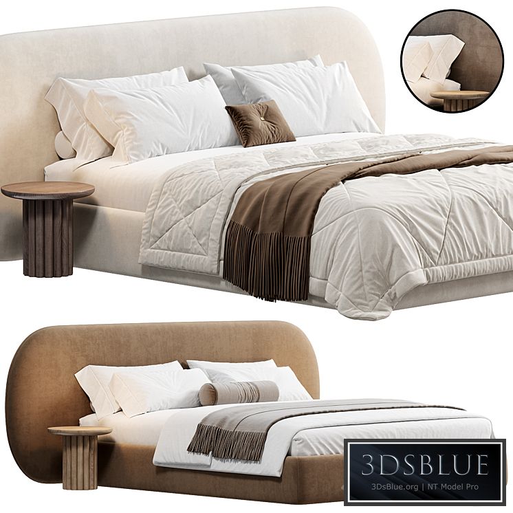 Moca Cloud bed by oneandhome