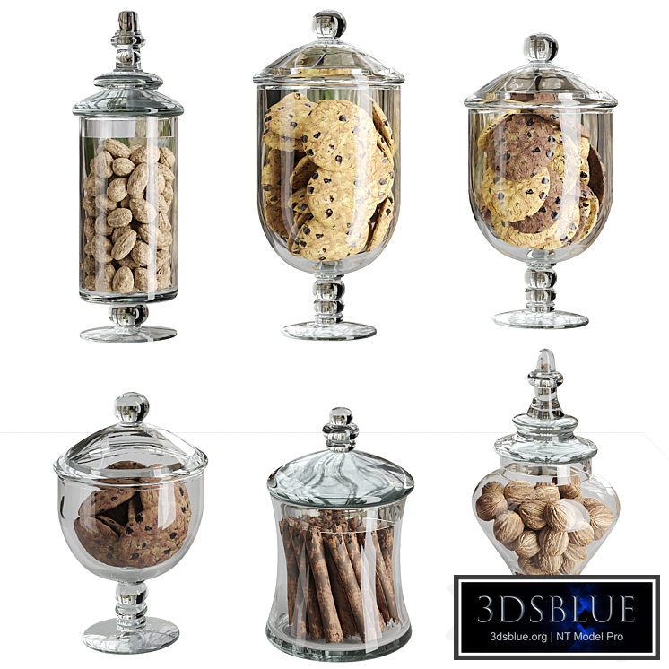 Set of sweets in a cafe or kitchen