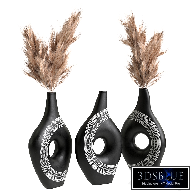 Decorative set with vases_1