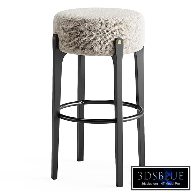 Bottoni Backless Barstool