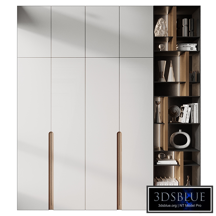 Modern luxury wooden bookshelf GHS-2406