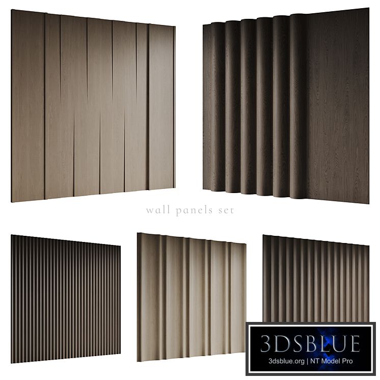 Wall panels set Modern