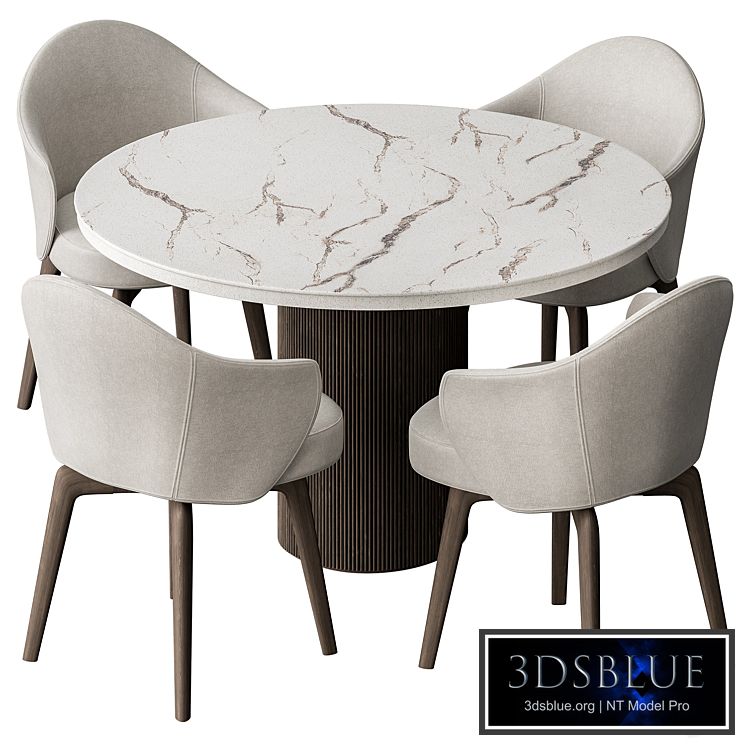 Round Dinning Table - Set 41