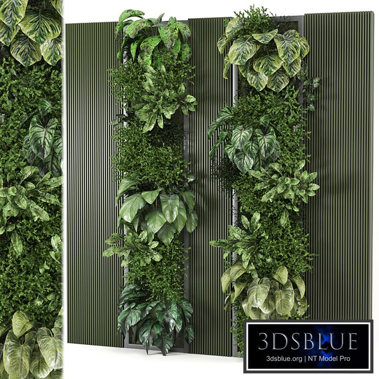 indoor wall vertical garden - Set 953
