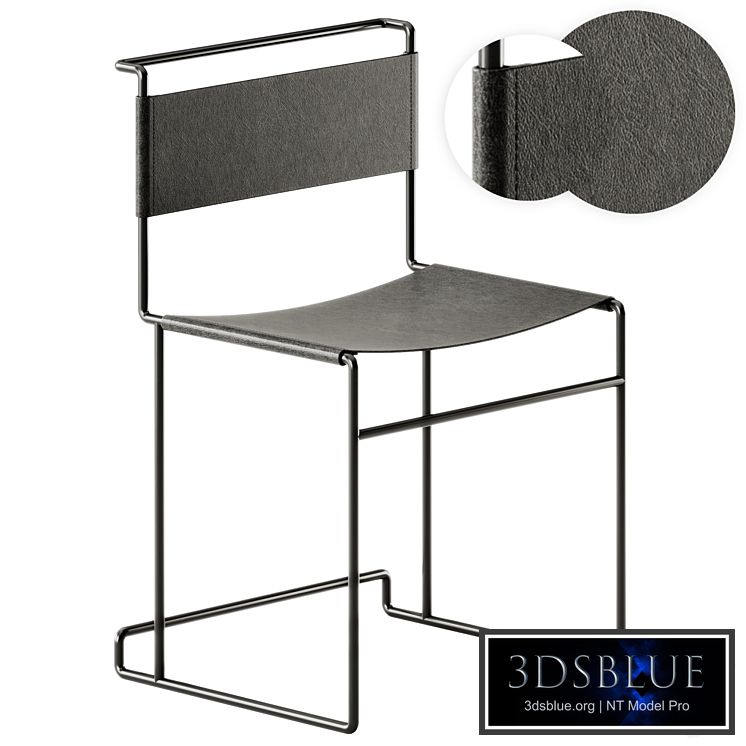 Linear Chair Vintage by Pipedesign