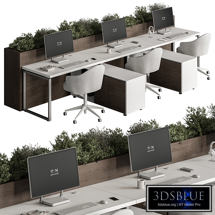 Employee Set - Office Furniture 487