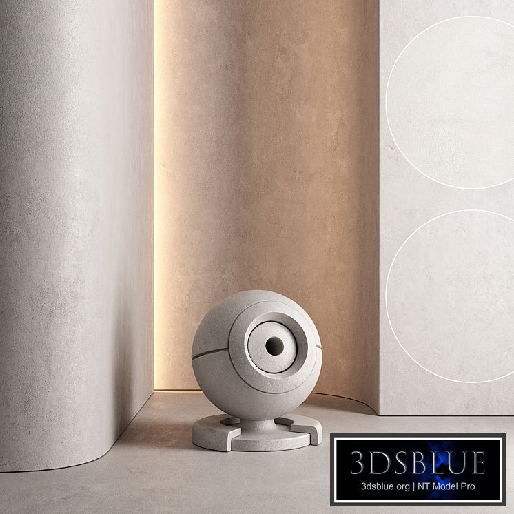 Decorative wall plaster set