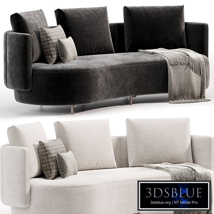 TORII BOLD Curved Sofa by Minotti