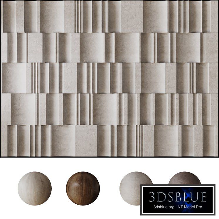 Decorative 3D wall panel 013