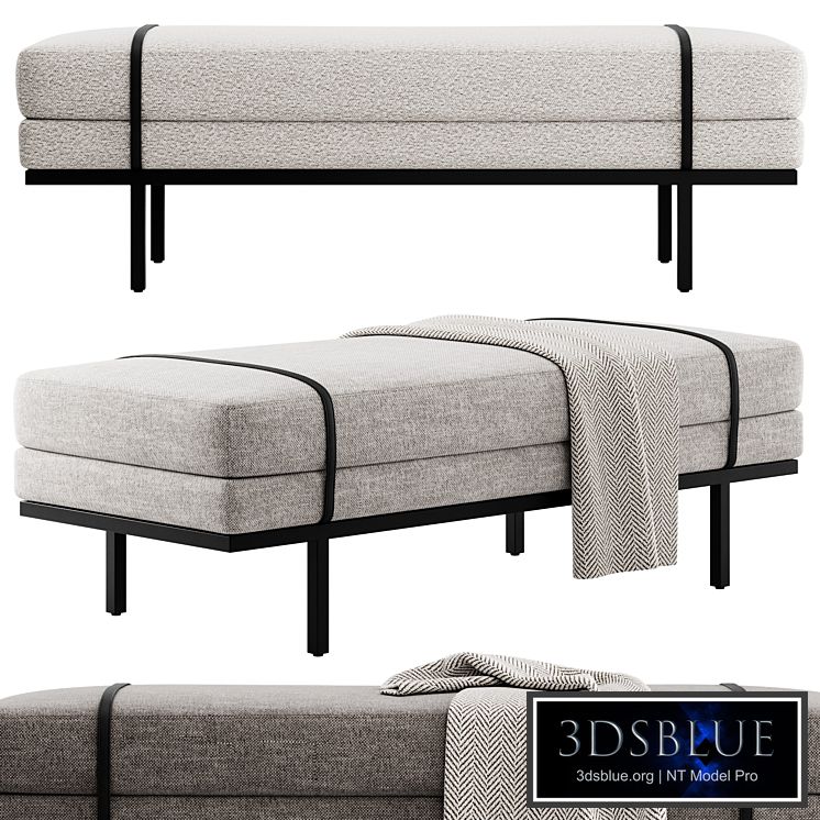 Ronan Bench by Kathy Kuo Home