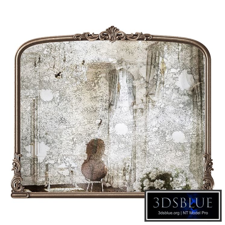 Westwing Collection Espejo de pared barroco Fabricio