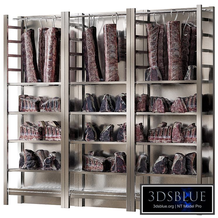 Shelves with meat 2