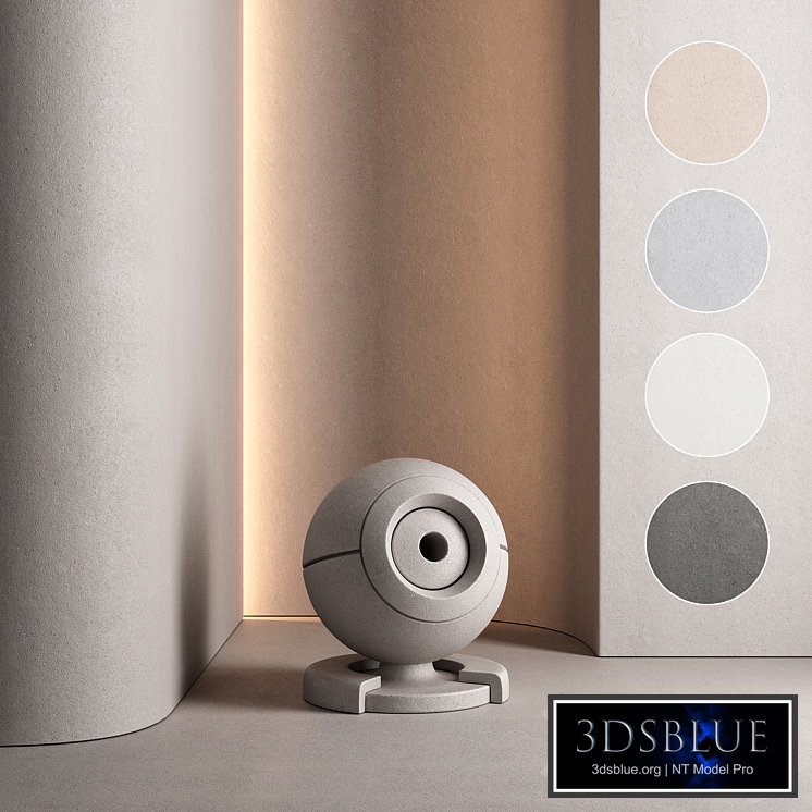 Decorative wall plaster paint colors set 03