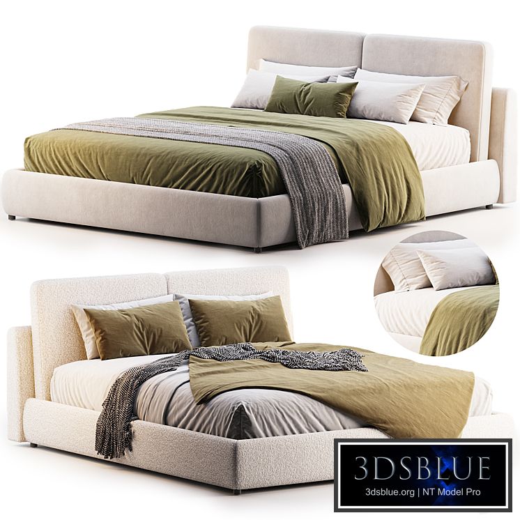 Cloud Bed Queen Cream Boucle Sundays Company