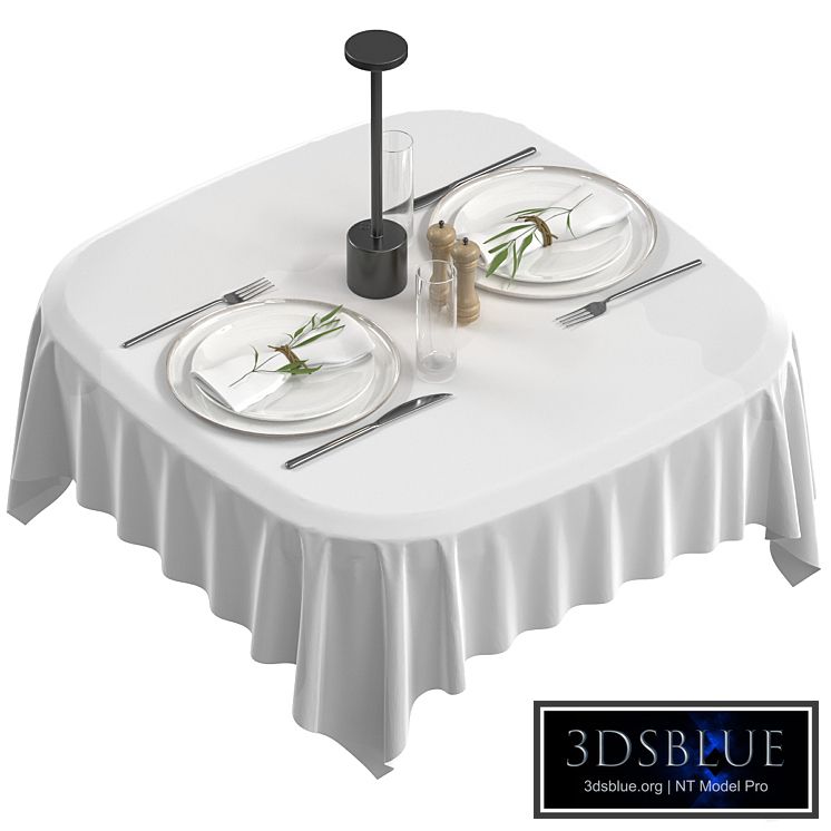 Serving with greens for a cafe, restaurant