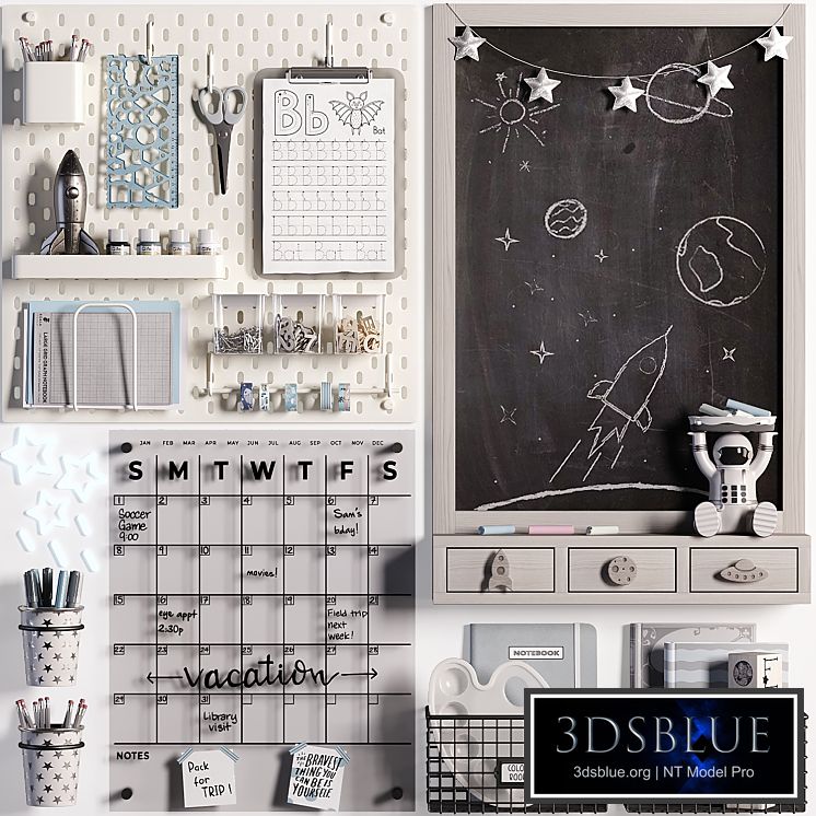 Ikea SKADIS Pegboard for Teenagers and Kids 07