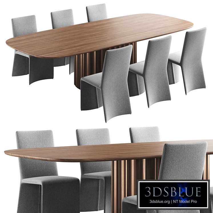 Table with chairs DORIAN by BONALDO