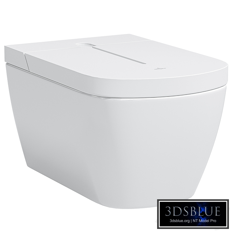 ViClean-I100 - I100 Shower toilet, without rim, White Alpin CeramicPlus