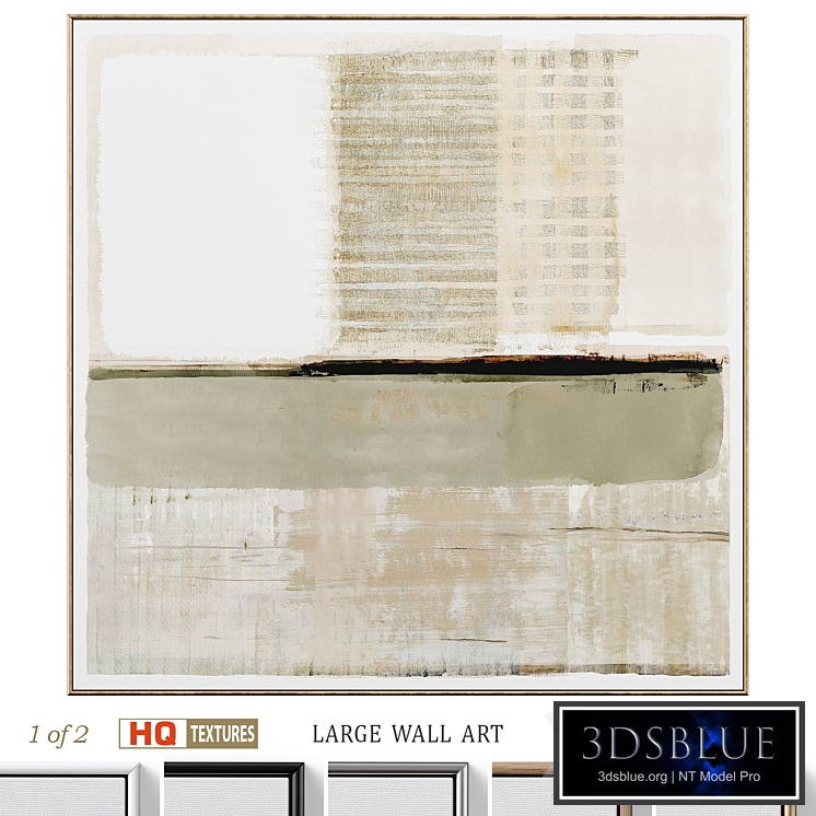 Accent Large Abstract Textural Wall Art C-930