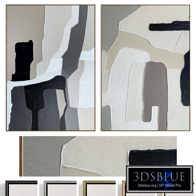 Plaster Two Photo Frame D-535