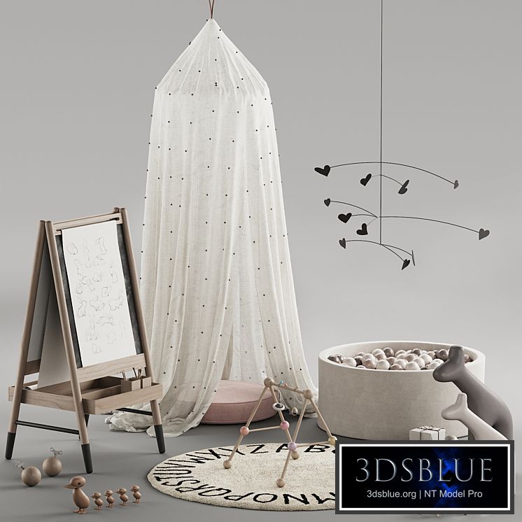 396 Childrens play area 01 toys decor and furniture for kids 01