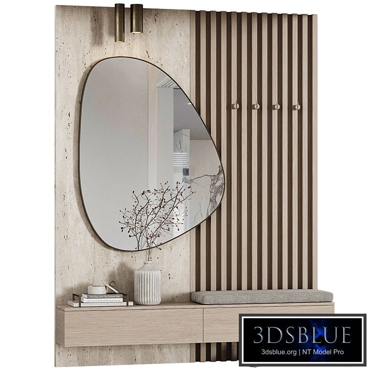 Entrance hall modular in modern style minimalism 06