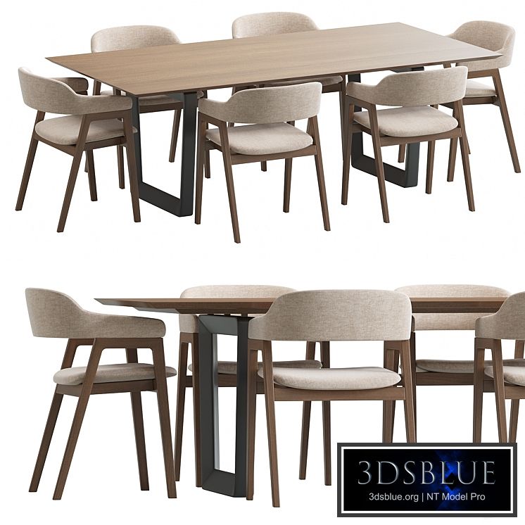 Article Savis chair and Bolero table