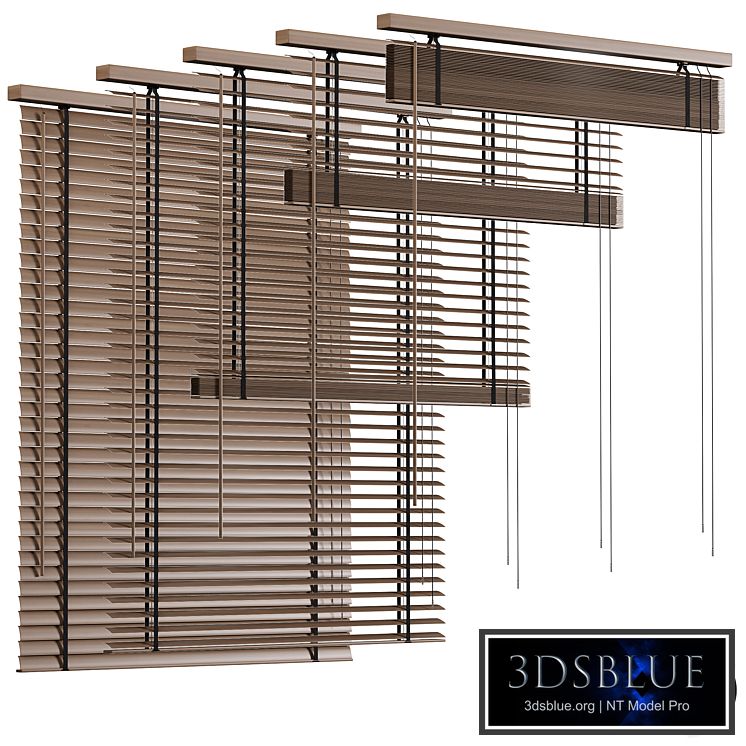 Wooden blinds, Folding wooden blinds 1