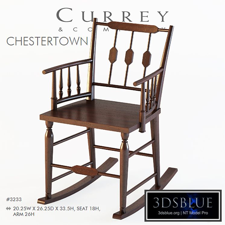 Currey &amp; Company / Chestertown Rocking Chair