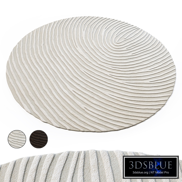 Contemporary Murano Swirl Carpet