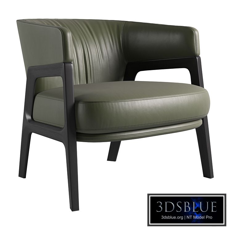 Duo Lounge armchair by Poltrona Frau