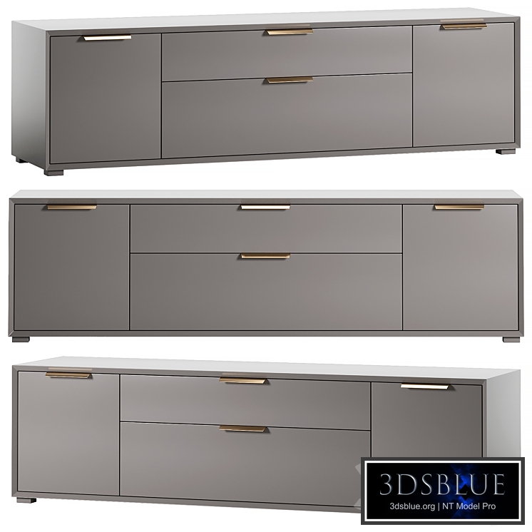 Mallany TV stand Mallany Gray