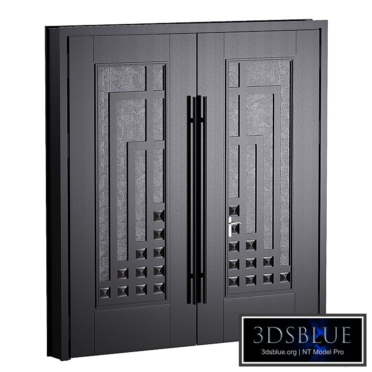 Door Modern house 01 - Gate