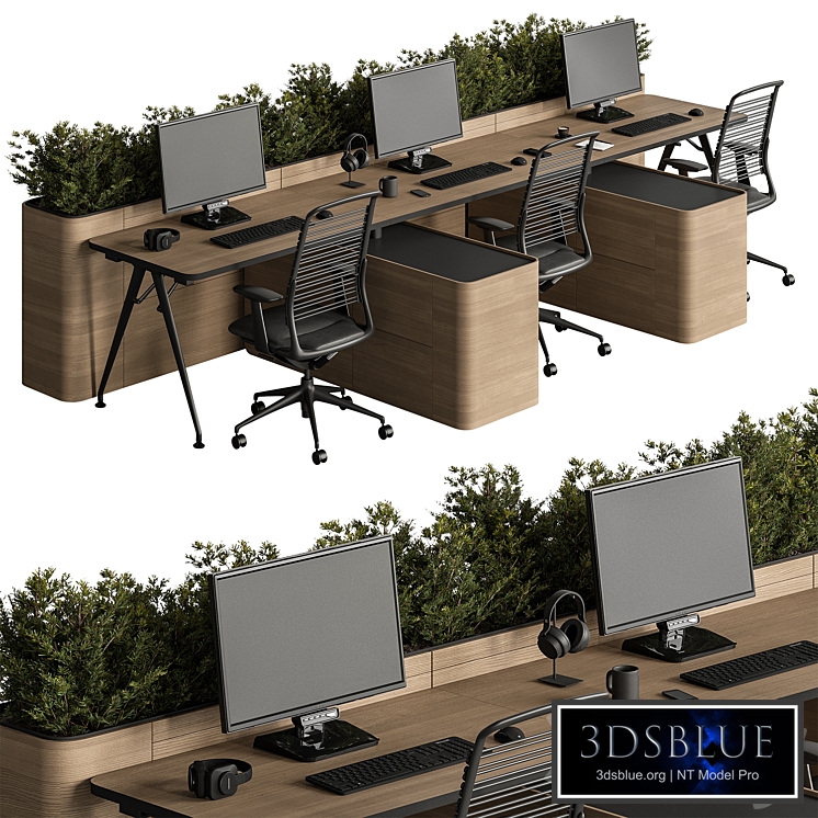 Employee Set - Office Furniture 488