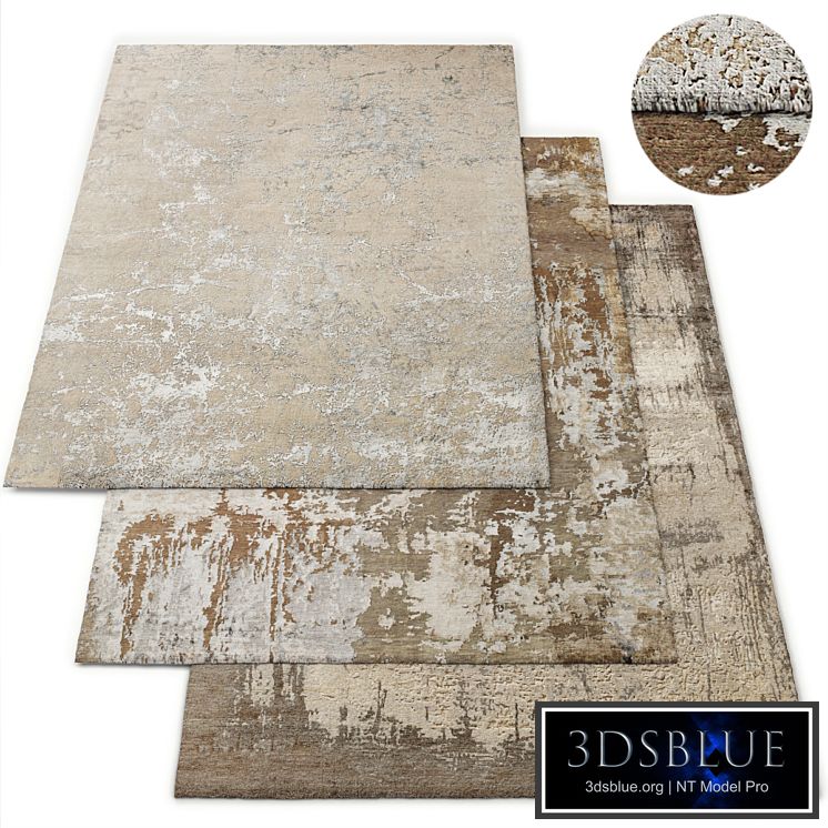 Rug Restoration Hardware Set 4