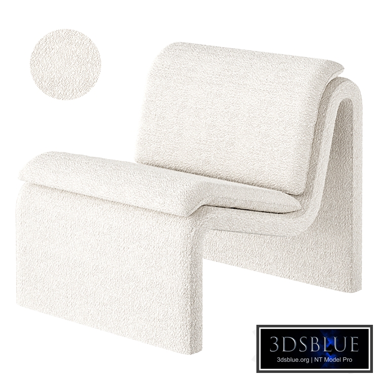 Wally Boucle Curvature Chair by Urban Outfitters