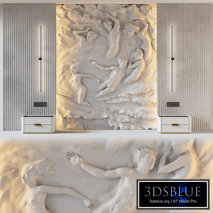 HEADBOARD 3D wall panel 002