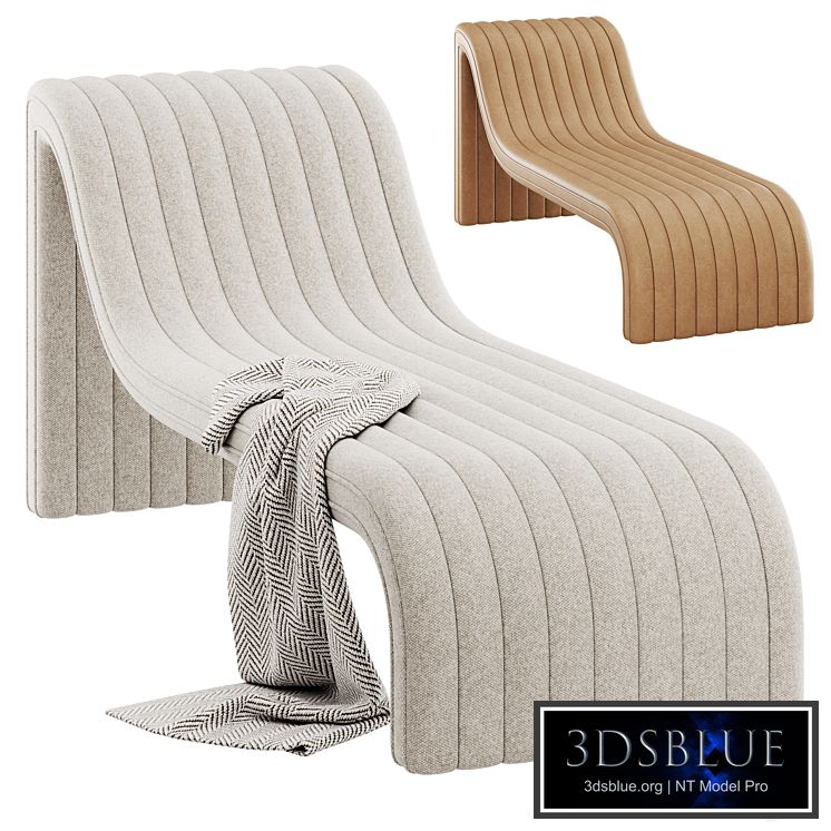 Augustine Chaise Lounge by Four Hands