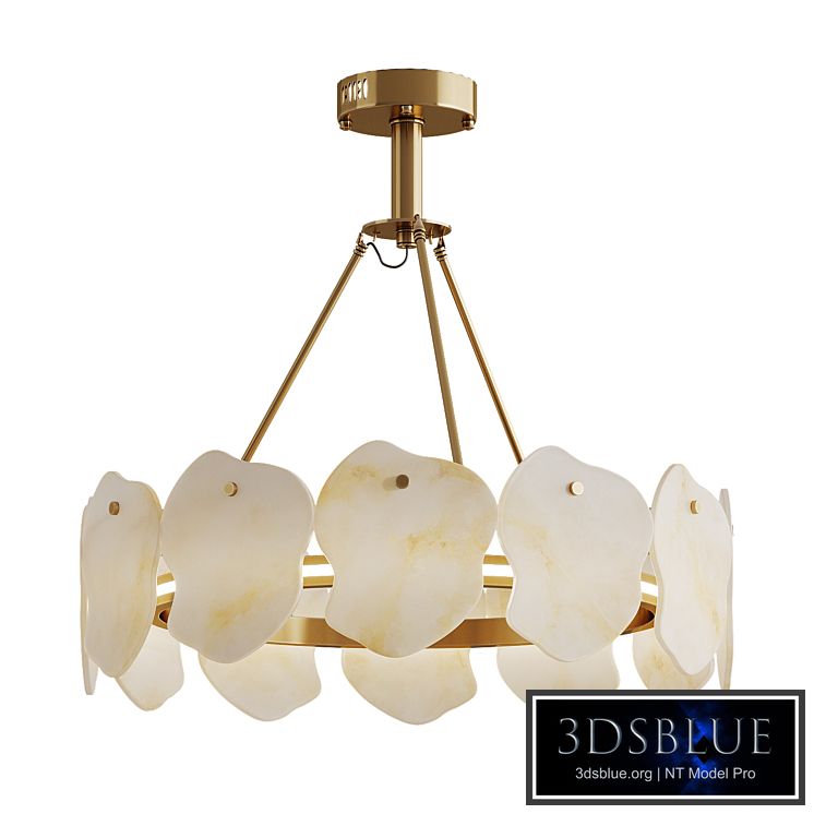 Chandelier Marble Lucretia Marble Round Chandelier 60 cm