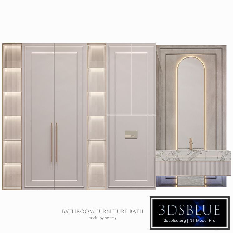 Bathroom furniture set 57