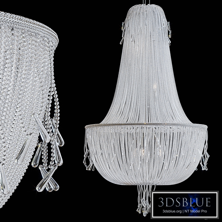 Pendant chandelier L'Arte Luce Luxury French Crystal Beaded L27605