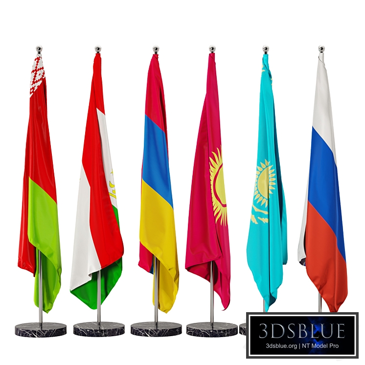 Flags of the CSTO countries