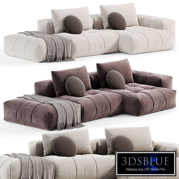 Modern Modular L-Shape Sofa by Litfad, sofas